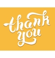 Thank you card on tricolor grunge background Vector Image