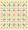 abstract retro vintage line pattern background vector image vector image