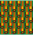 ethnic seamless pattern kente cloth tribal print vector image vector image