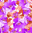 floral seamless pattern with flowers wild rose vector image