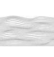 swaying mountain landscape texture lines vector image vector image