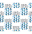 isometric city module for business vector image vector image