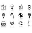 environment black vector image