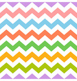 colorful seamless zig zag pattern vector image vector image