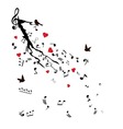 birds notes vector image vector image