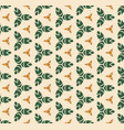 seamless pattern with stylized tropical leaves vector image vector image