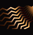 gold zig zag background vector image