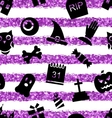 seamless texture with traditional icons vector image vector image