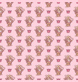 girlish seamless pattern vector image vector image