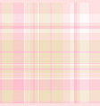 plaid texture of textile fabric tartan vector image vector image