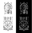 trendy retro vintage insignias - badges set vector image vector image