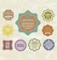vintage label for retro banners eps 10 vector image