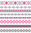 seamless pattern tribal design ethnic vector image