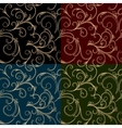 damask seamless floral pattern royal wallpaper vector image