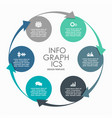infographic design template with place for your vector image vector image