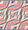 abstract zig zag striped seamless pattern hand vector image vector image