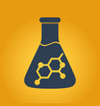 chemistry logo vector image vector image