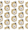 lion king pattern vector image vector image