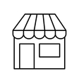 store building isolated icon vector image