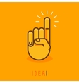 abstract creative concept vector image
