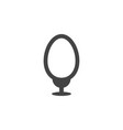 egg icon graphic design template vector image vector image