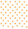 hearts seamless pattern vector image