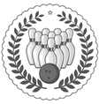bowling club logos and pictures vector image