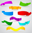 ribbons set vector image