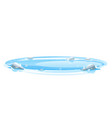 frozen pond surface isolated vector image vector image