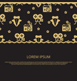 cinema party movie award banner design vector image