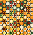 abstract cells seamless texture vector image vector image