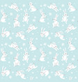 easter bunny trendy pattern minimalist holiday vector image vector image