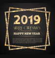 2018 new year count symbol with light bulbs vector image
