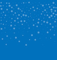 snowflake background blue vector image