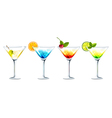 club cocktails vector image vector image