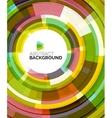 geometric design circles swirl vector image
