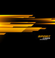 golden glowing light streak lines background vector image