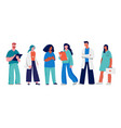 group medical professionals - thank you doctors vector image vector image