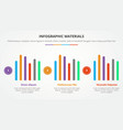 infographic slide presentation template vector image vector image