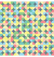 seamless geometric pattern in retro style vector image vector image