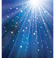 sky background with lights and stars vector image vector image
