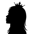 profile of princess vector image