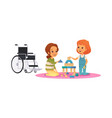 inclusive education concept vector image vector image