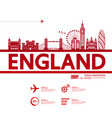 england travel destination vector image