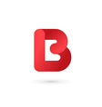 letter b logo icon design template elements vector image