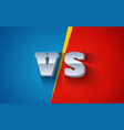 letters vs from metal vector image vector image
