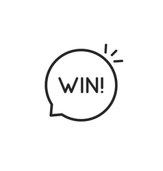 Win text set Royalty Free Vector Image - VectorStock