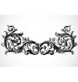 vintage traced woodcut vector image vector image