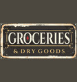 Logo for grocery store Royalty Free Vector Image