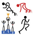 athletics vector image